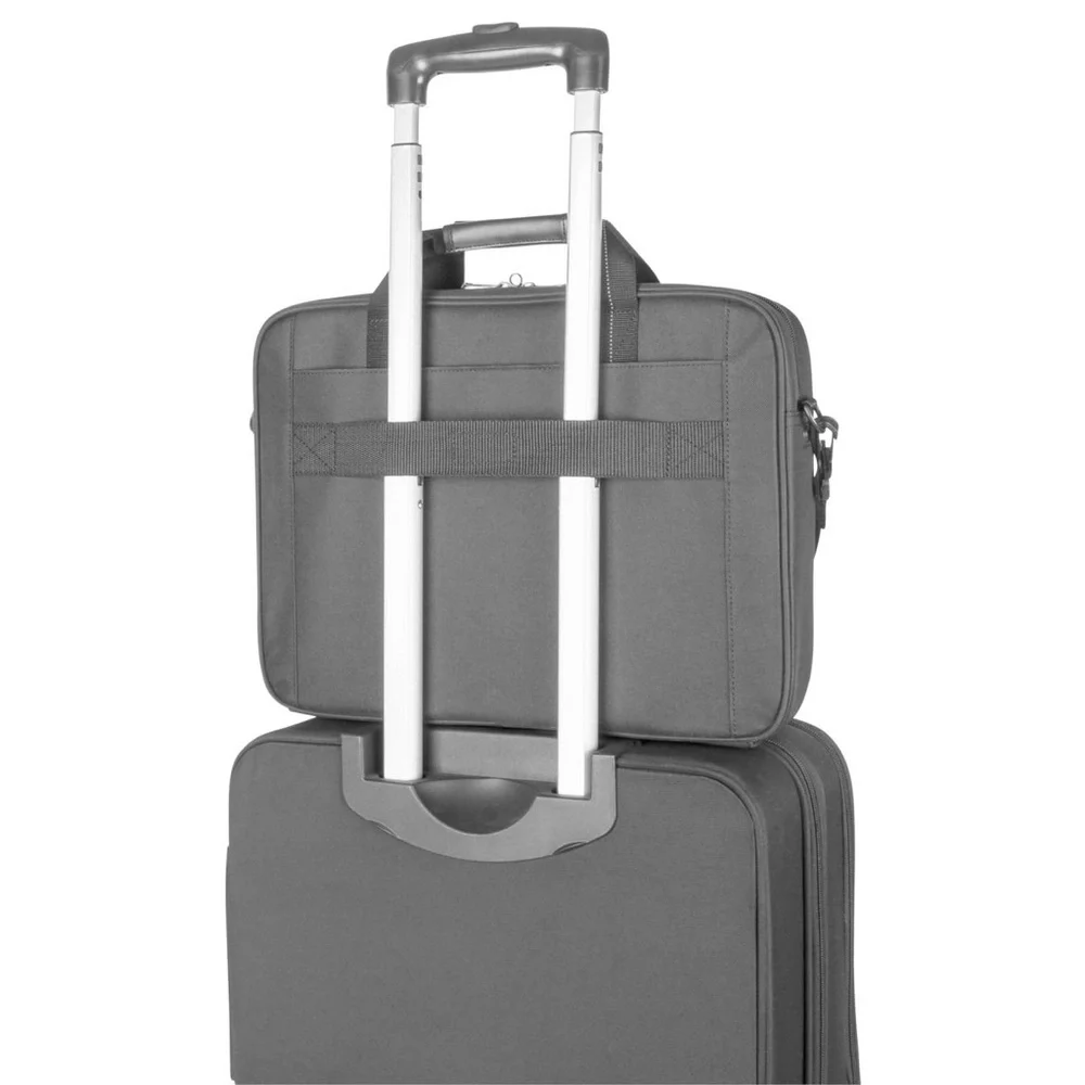 Targus Classic Slim 15–16” Laptop Briefcase Messenger Bag – Black NWT